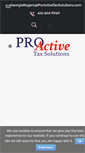 Mobile Screenshot of proactivetaxsolutions.com