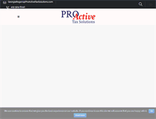 Tablet Screenshot of proactivetaxsolutions.com